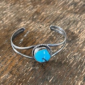 Silver and Turquoise Bracelet